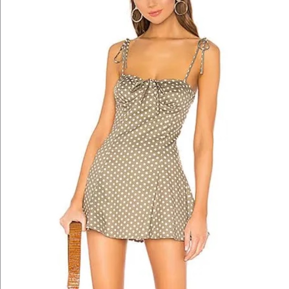 Majorelle Tahoe Dress in Taupe